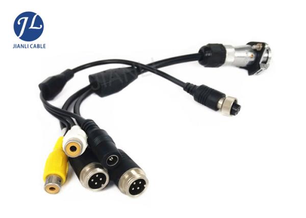 Quality 5 Pin BNC DC 4 Channel Reversing Camera Extension Cable for sale