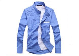 Buy cheap Fine Craftsmanship Teen School Uniform , School Uniform Blue Shirts For Kids from wholesalers