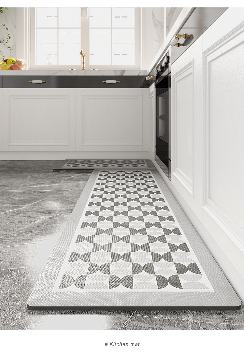 Non-Slip Kitchen Mat Cushioned and Washable Diatom Mat for Floor Comfort