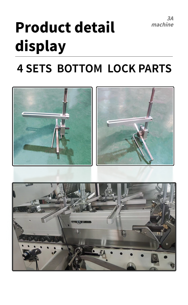 CQT 900YG-2 Pre-folded Bottom Lock Double Pieces Auto Corrugated Board Folder Gluer Flexo Folder Gluer Machine