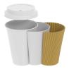 Buy cheap 7.5oz 221.8ml Eco Friendly Christmas Compostable Disposable Paper Tableware from wholesalers