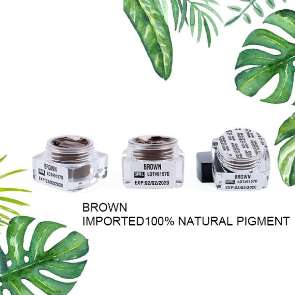 Buy cheap Organic Semi Permanent Makeup Pigments Microblading Manual Eyebrow Tattoo Ink from wholesalers