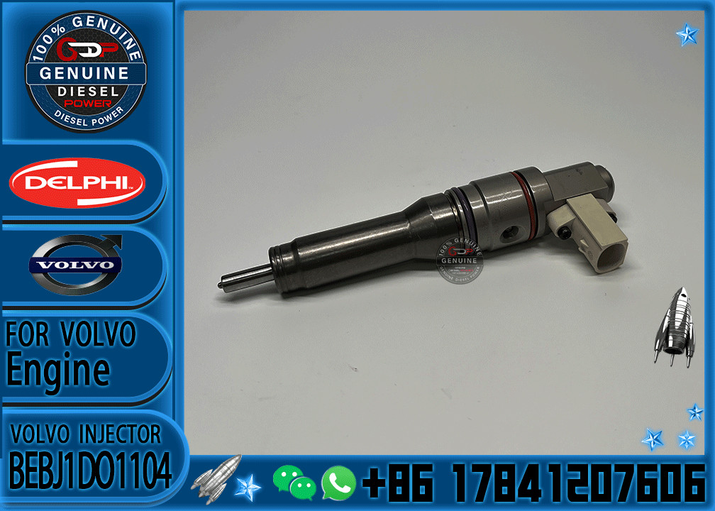 Diesel Fuel Injector Common Rail Parts Injector1972591 BEBJ1DO1104 1972590 for VOLVO