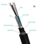 24 Core GYTA53 Double Armored Sheath Outdoor Single Mode Armored Fiber Optic