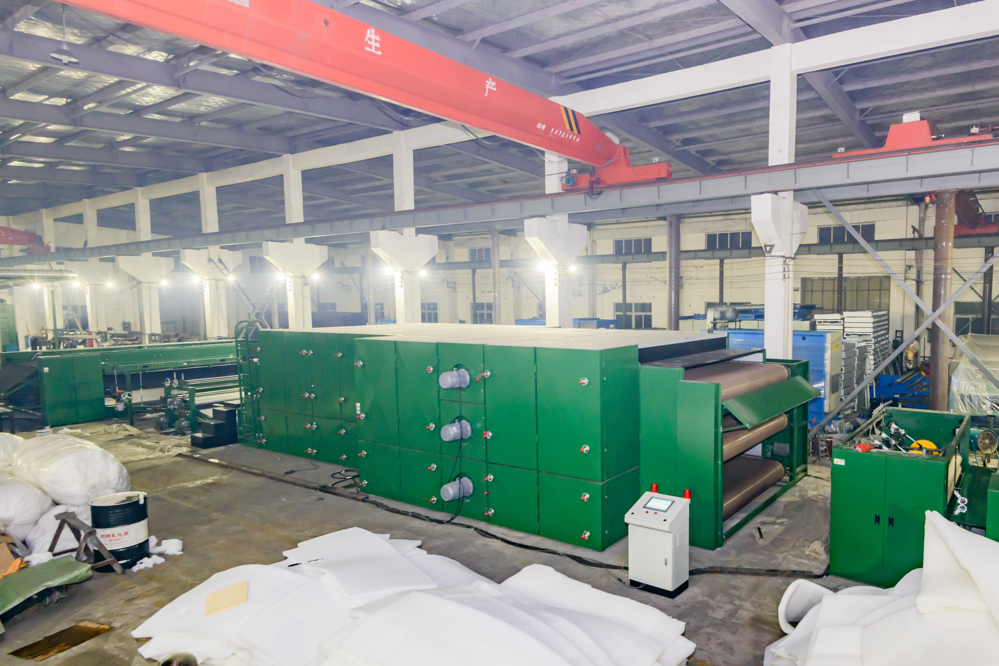 Non Woven Geotextile Industry Drying Oven Machine Soft Wadding