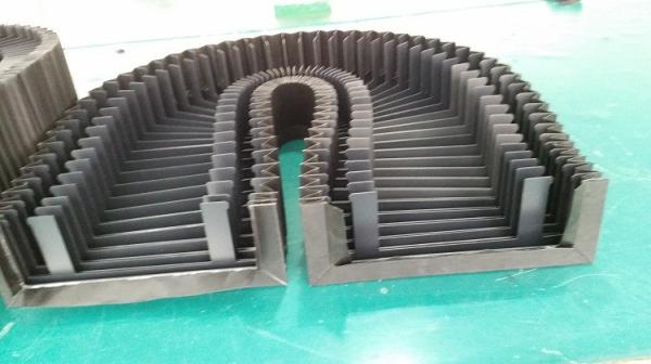 Buy cheap Heat-sealed &folded bellows fabric +PVC for machine routers from wholesalers
