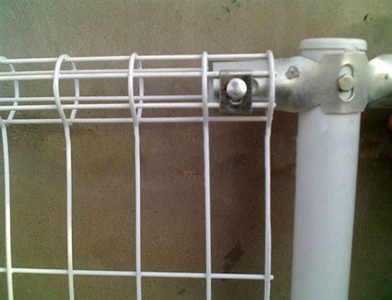 1m Height Decorative Double Circle Welded Wire Garden Fence 5.0mm