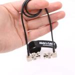 Blackmagic RG179 Coax BNC Right Angle Male To Male Flexible HD SDI Cable For