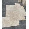 Buy cheap Polishing Glossy Silver Travertine Stone Ivory Deck Tile for Garden Terrace Area from wholesalers