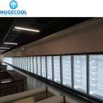 Silver Glass Door Walk in Cooler and Freezer with Low-E Insulation Door