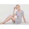Buy cheap Cute Love Heart Printed Long Sleeve Cotton Nightdress , Soft Ladies Nighty Gown from wholesalers