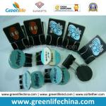 Standard 32mm Black Binder Clip W/Colored Plastic Logo Printed Handle