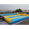 Buy cheap Commercial large inflatable swimming pools multi color for summer water park 8m from wholesalers