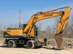 0.51 1.34m3 Bucket Capacity Backhoe Hyundai 210 Excavator