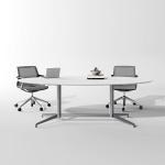 70.8 Incn Office Conference Table 4 Person Oval Boardroom Table
