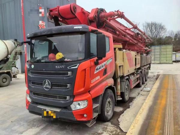 Buy cheap 2022year sany Used 66m Sany chassis country-six big concrete pump truck and boutique car condition from wholesalers