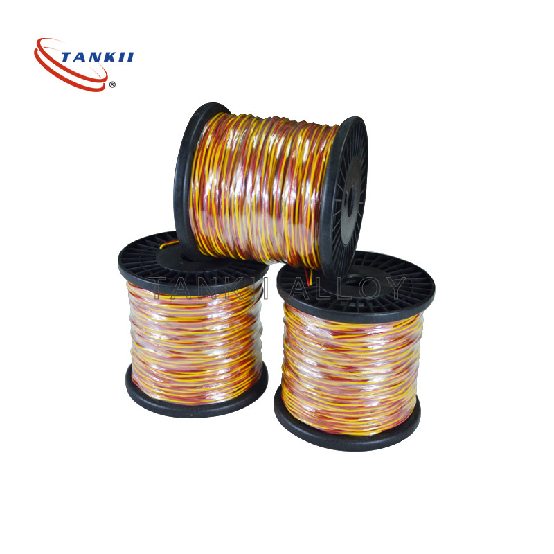 Single / Stranded Conductor SC Type Thermocouple Compensating Cable Copper And CuNi Alloy In FEP Insulation