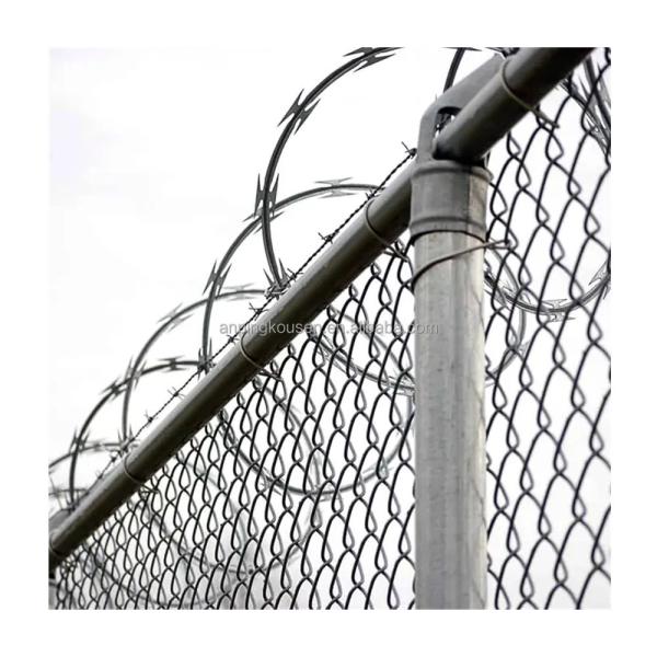 Malaysia Sale Barber Razor Galvanized Chain Link Fence with 3D Welded Curved