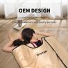 Buy cheap Gold Far Infrared Sauna Blanket 3 Zone 600W Sauna Bag For Weight Loss from wholesalers