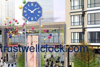 Buy cheap city street clocks with movement motor mechanism double faces 3 feet 4feet 5 feet 6 feet 7feet dia from wholesalers