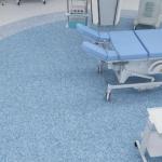 Cleanroom Homogeneous Vinyl Sheet Flooring 2m Vinyl Floor For Hospital