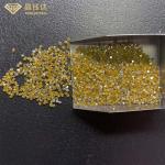 1.0mm To 4.0mm HPHT Monocrystalline Diamonds Yellow High Pressure High