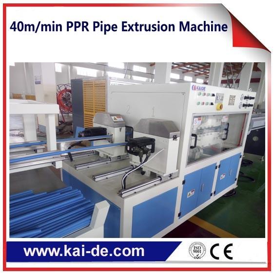 Buy cheap High speed PPRC water pipe production machine 40m/min double outlet extruder machine from wholesalers