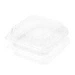 Reusable Plastic Food Packaging Box, PP Hinged Lid Clamshell Container