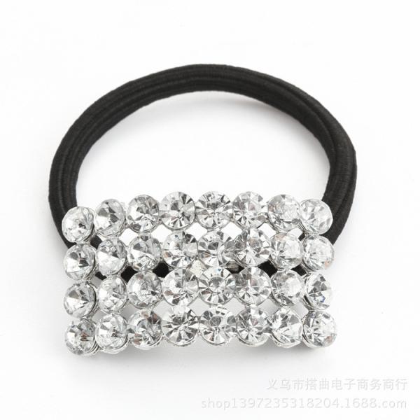 Buy cheap Ballet Lyrical Dance Dress Accessory Crystal Hair Elastic Bands Party Performance Costumes Accessory For Girls from wholesalers
