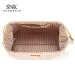 Waterproof Fashion Black Polyester Cosmetic Bag