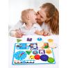 Buy cheap Montessori Wooden Calendar Clock Unlocking Board For Boys Girls from wholesalers