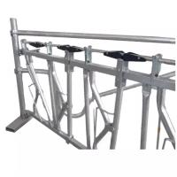 Buy cheap Galvanized Custom Cattle Dairy Headlocks Farming Equipment cattle feeder product
