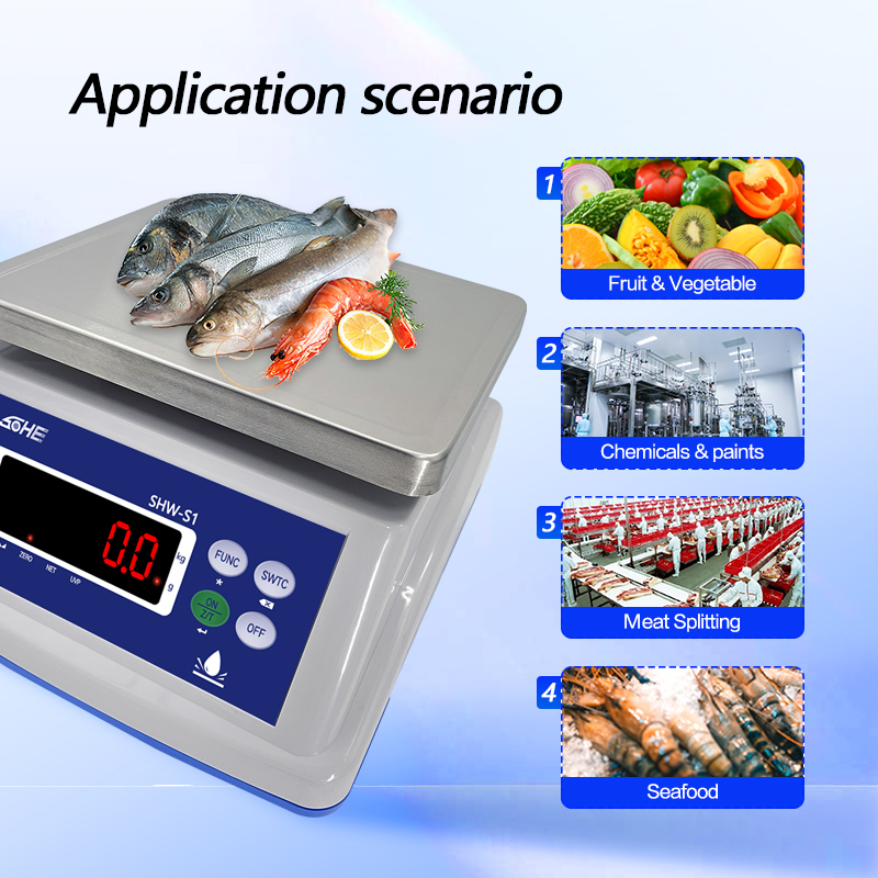 Waterproof ABS Material Table Scale with Double Screen and Precise Weighing Results