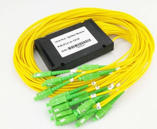 Buy cheap ABS Box 1x16 PLC Splitter SC APC Singlemode LSZH Fiber Optic PLC Splitter from wholesalers