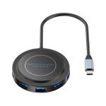 Circular Multiple USB C Hub Magnetic Absorption For Laptops Mobile Phones Game