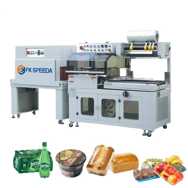 Plastic Bags Packaging Pp Water Filter Shrink Wrap And Labeling Machine With
