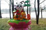 Outdoor Waterproof Chinese Lanterns , Customizable LED Chinese Lantern Lights