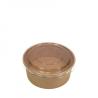 Buy cheap ODM/OEM Emballages Alimentaires Round Brown Biodegradable Eco-Friendly Take Away Salad Fast Kraft Paper Packaging Bowl from wholesalers