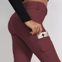 Buy cheap Women Burgundy Riding Breeches Quick Dry Silicone Grip Full Seat Riding Breeches product