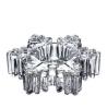 Buy cheap Clear Tea Light Candle Holder Lead Free Crystal Glass Creative Party Celebration Decoration from wholesalers