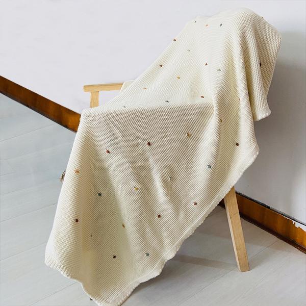 Buy cheap Instagram Style Minimalist Knitted Blanket Camping Blanket 95% Cotton from wholesalers
