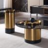 Buy cheap Modern Stainless Steel Round Living Room Combination Coffee Table from wholesalers