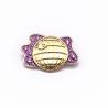 Buy cheap Apple Shape Hard Enamel Pin Badges Brass / Zinc Alloy / Iron Material from wholesalers