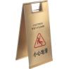 Buy cheap Temporary Portable Sign Stand Stainless Steel Wet Floor 300*280*600mm from wholesalers