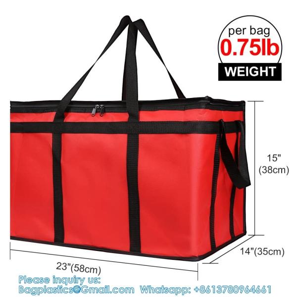 Buy cheap Sustainable, Recyclable, XL Insulated Food & Grocery Delivery Bag - For Catering, Restaurants, Delivery Drivers from wholesalers