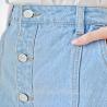Buy cheap Women A-LINE High Waist Long Denim Skirt With Bottom Buttons Closed from wholesalers