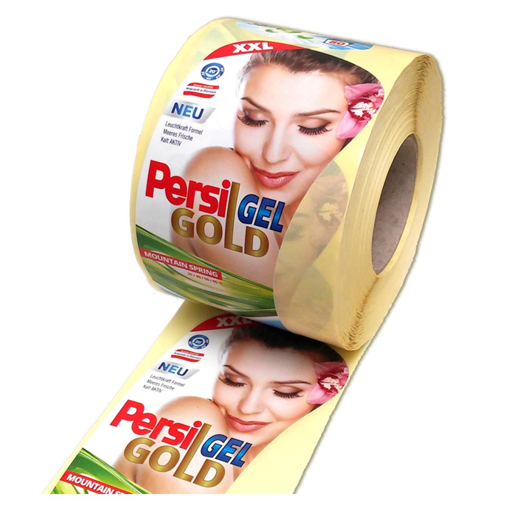 CMYK Adhesive Oilproof Glossy Custom Cosmetic Labels