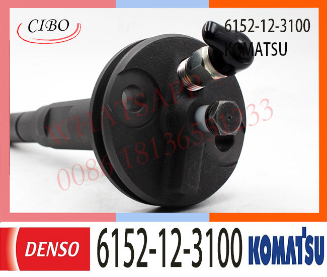 6152-12-3100 KOMATSU Diesel Engine Fuel Injector 6152-12-3100 6152-12-3110 6D125 Engine SA6D125E-2 PC400-6 WA470-3