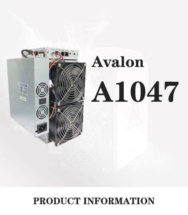 ASIC Canaan Avalon A1047 37T , 2380W BTC Bitcoin Miners all in one