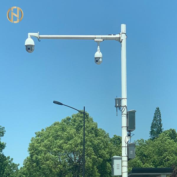 Buy cheap Polygonal Telescopic CCTV Camera Pole 11m Security Camera Mast from wholesalers